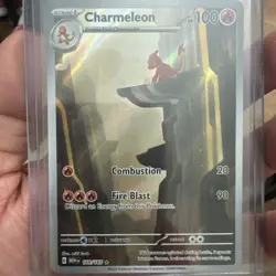 Pokemon 151 SIR Charizard ex 199/165 Charmander Charmeleon Evolution Set NM - Image 4