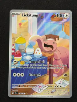 POKEMON LICKITUNG IR 180/162 🔥 TEMPORAL FORCES ILLUSTRATION RARE NM - Image 2