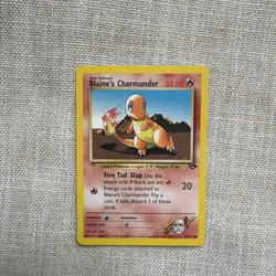 Pokemon Blaine's Charmander 60/132 Gym Challenge 1st Edition Regular Common - Image 1