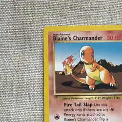 Pokemon Blaine's Charmander 60/132 Gym Challenge 1st Edition Regular Common - Image 2