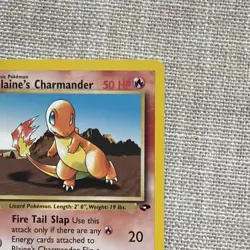 Pokemon Blaine's Charmander 60/132 Gym Challenge 1st Edition Regular Common - Image 5