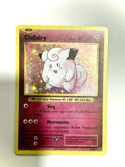 Clefairy 63/108 Holo Rare Evolutions Pokemon Holo Lightly Played - Image 1