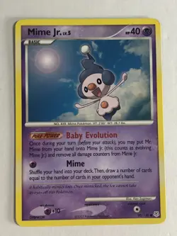 Pokemon TCG Diamond & Pearl Mime Jr. Lv.5 Light Played - Image 1