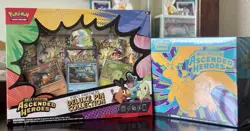 Pokemon Ascended Hero’s ETB And Deluxe Pin Collection Lot Brand New Sealed - Image 1