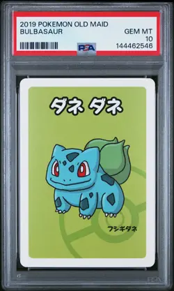 Bulbasaur PSA 10 Gem Mint 2019 Pokemon Old Maid - Image 1