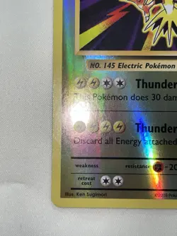 Pokemon Zapdos Reverse Holo Holo Rare XY - Evolutions 42/108 NM ⚡ - Image 2