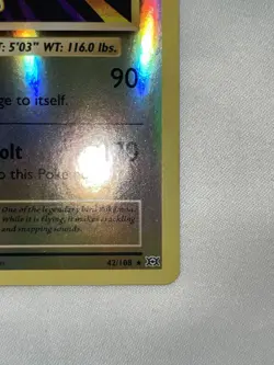 Pokemon Zapdos Reverse Holo Holo Rare XY - Evolutions 42/108 NM ⚡ - Image 3