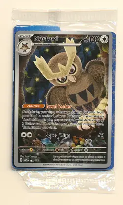 Noctowl SVP141 Stellar Crown Sealed Promo Near Mint Pokemon TCG - Image 1