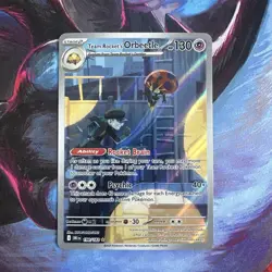 Pokemon Team Rocket's Orbeetle 198/182 Sv10: Destined Rivals Full Art Holo - Image 1