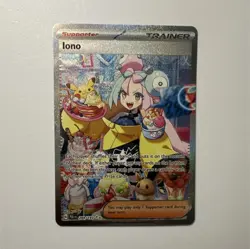 Pokemon TCG Iono Special Illustration Rare Full Art Holo 269/193 Paldea Evolved - Image 1