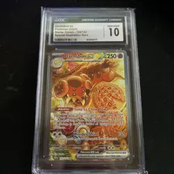 Pokemon TCG Dachsbun EX 169/142 Special Illustration Rare CGC 10 Stellar Crown - Image 1