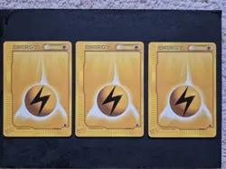 3x Electric Lightening Energy - Expedition - Vintage - 163/165 - Pokemon #1 - Image 1