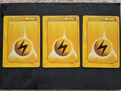 3x Electric Lightening Energy - Expedition - Vintage - 163/165 - Pokemon #3 - Image 1