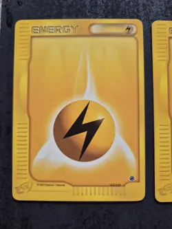3x Electric Lightening Energy - Expedition - Vintage - 163/165 - Pokemon #3 - Image 3