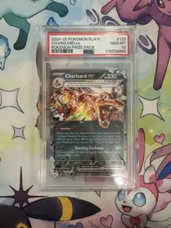 2024-2025 POKEMON PLAY! POKEMON PRIZE PACK #125 CHARIZARD EX PSA 10 - Image 1