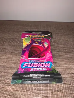 Pokemon Fusion Strike Sleeved Booster Pack Random Art SEALED AUTHENTIC - Image 1