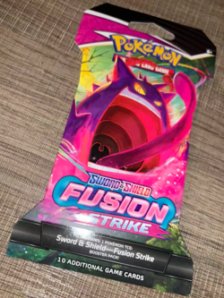 Pokemon Fusion Strike Sleeved Booster Pack Random Art SEALED AUTHENTIC - Image 2