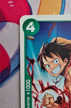 One Piece CCG Promo Monkey.D.Luffy (Red Bull Double Don!!) PRB02-005 - Image 2