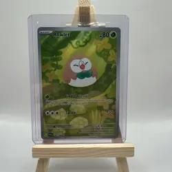Pokemon TCG - Rowlet 090/088 - Perfect Order - Illustration Rare Card - NM - Image 1