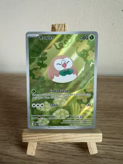 Pokemon TCG - Rowlet 090/088 - Perfect Order - Illustration Rare Card - NM - Image 1