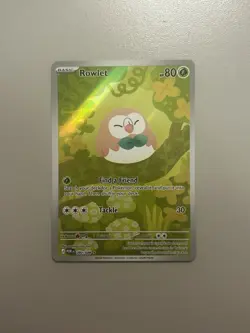 Pokemon TCG Rowlet 090/088 Illustration Rare Perfect Order NM/M - Image 1