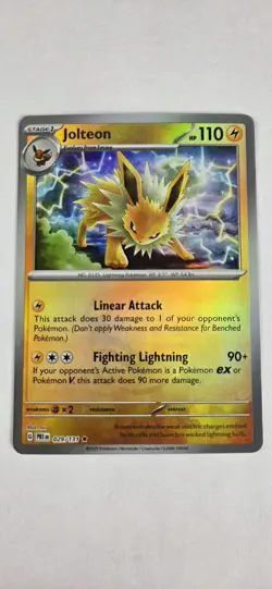 Jolteon 029/131 Pokemon TCG SV: Prismatic Evolutions Master Ball NM - Image 1