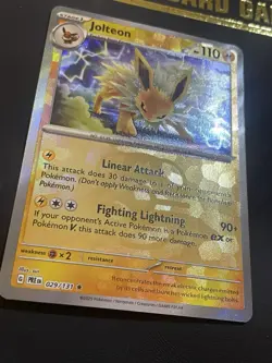 Jolteon 029/131 Master Ball Pokemon TCG SV: Prismatic Evolutions NM - Image 2