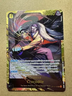 Crocodile SEC OP14-120 - One Piece Card Game TCG - The Azure Seas Seven - Image 1