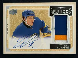 2024-25 Upper Deck The Cup Tage Thompson Splendor Patch Auto 20/36 #SP-TT - Image 1