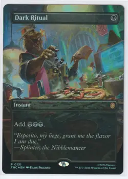 Dark Ritual (Borderless) 131 TMC Magic: The Gathering P Foil NM - Image 1
