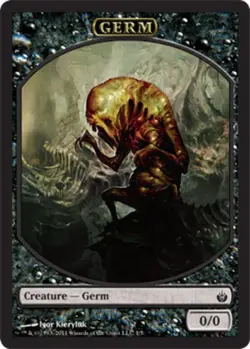 MTG 10 Germ Token, NM-Mint, English Mirrodin Besieged - Image 1