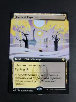 Umbral Expanse (Extended Art) Rare MTG Secrets of Strixhaven Commander - Image 1