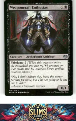 Magic the Gathering MTG Kaladesh Weaponcraft Enthusiast #105 Buy 2 Get 1 - Image 1
