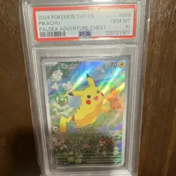 Pokemon Pikachu 088 Sv: Scarlet & Violet Promo Holo PSA 10 English 70 HP - Image 1