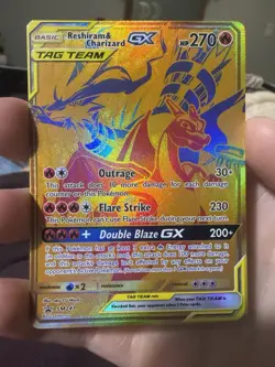 Pokemon Tcg Reshiram & Charizard Gx SM247 Promo - Image 2