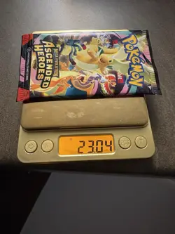 23.04g HEAVY Pokemon Ascended Heroes Booster Pack Sealed - Possible God Pack! - Image 1