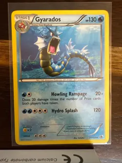 Gyarados 31/113 Rare Legendary Treasures Pokemon Near Mint - Image 1