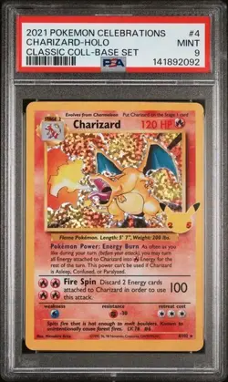 SEQUENTIAL PSA 10 9 10 BLASTOISE 2 CHARIZARD 4 VENUSAUR 15 CELEBRATIONS POKEMON - Image 4