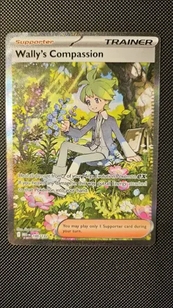 Pokemon Wally's Compassion Full Art Trainer Me01: Mega Evolution Holo 186/132 - Image 1