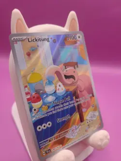 Lickitung 180/162 Illustration Rare Temporal Forces Pokemon Holo Near Mint - Image 3