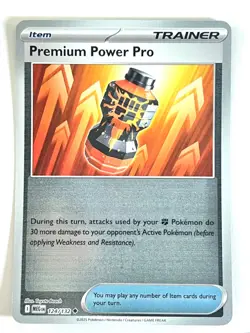 Premium Power Pro 124/132 Reverse Holo Uncommon Mega Evolution Pokemon TCG - NM - Image 1
