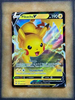 Pokemon Pikachu V 043/185 Vivid Voltage Ultra Rare Holo NM - Image 1