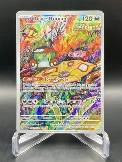 Brute Bonnet 207/182 Paradox Rift Illustration Rare Komiya Full Art Pokemon NM/M - Image 1