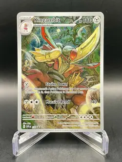 Kingambit SVP 130 Shrouded Fable Illustration Rare Black Star Promo Pokemon NM/M - Image 1