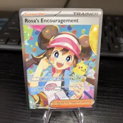 Rosa’s Encouragement 123/088 Perfect Order Special Illustration Rare Pokemon TCG - Image 1