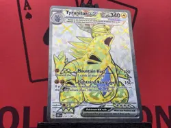 Tyranitar ex 211/197 Pokemon TCG Obsidian Flames Full Art Holo 2023 NM - Image 4