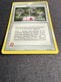 Pokemon Pow! Hand Extension Trainer Reverse Holo Team Rocket 85/109 2004 - Image 2