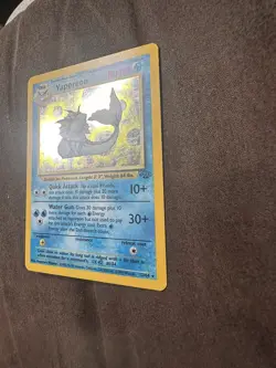 Vaporeon 12/64 Holo Rare Pokemon TCG Jungle Great Condition! Near Mint - Image 2