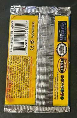 Pokemon FACTORY SEALED 1999 Base Set Unlimited Charizard Art Booster Pack. WOTC - Image 2