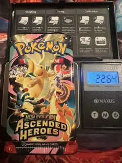 22.64g! HEAVY -Pokemon Ascended Heroes Booster Pack -Possible GODU - Image 1
